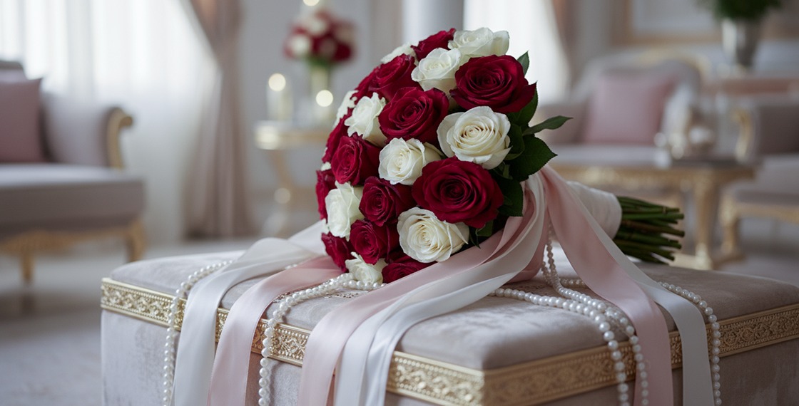 أفكار تقديم باقات ورد في الخطبة